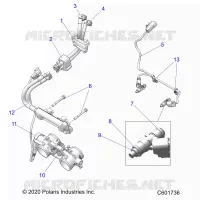 SISTEMA DE COMBUSTIBLE, RAIL, LINES AND THROTTLE BODY