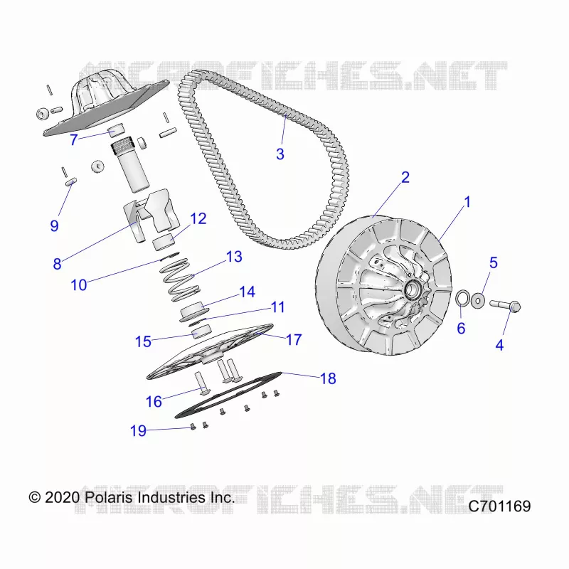 TREN, SECONDARY CLUTCH