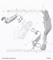 TREN, CLUTCH COVER DUCTING