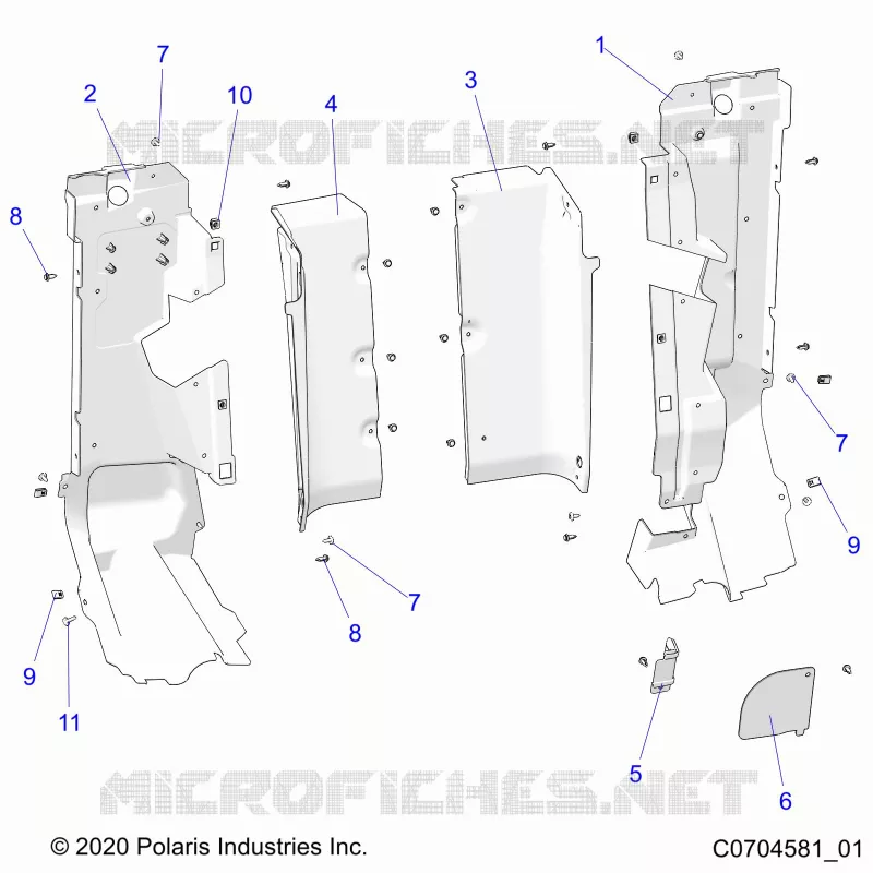 CARROCERÍA POSTERIOR CLOSEOFF, SIDE PANELS