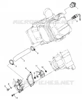 BOMBA DE AGUA  Scrambler 500 W97BC50A (4943074307D009)