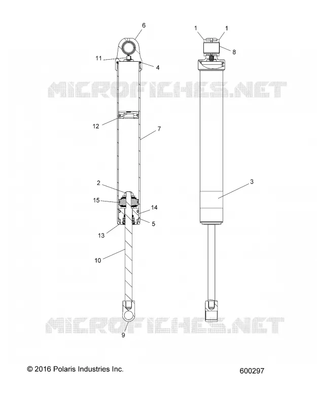 SUSPENSION, SHOCK TRASERO TRACK (7044428)