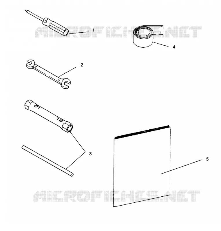 KIT DE HERRAMIENTA XLT TOURING 0963357 and EUROPEAN XLT TOURING E963357 (4931923192D003)