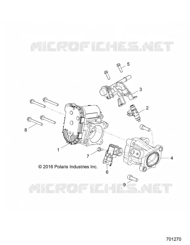 ENGINE, CUERPO DE MARIPOSA AND FUEL RAIL