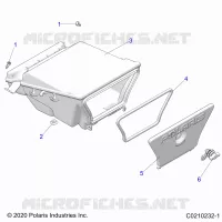 BODY, CAJA DE ALMACENAJE, REAR