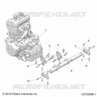 MOTOR, MOUNTING &amp; LONG BLOCK