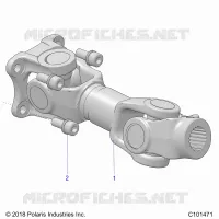 TREN, PROP SHAFT, REAR