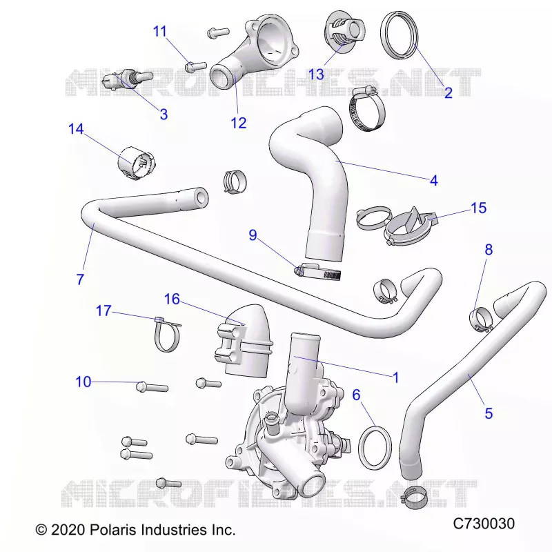 MOTOR, WATERPUMP AND BYPASS