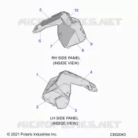 PANELES LATERALES FOAM/FABRIC