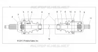 TREN, FRONT HALF SHAFT