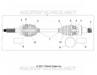 TREN, REAR HALF SHAFT