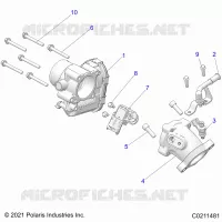 ENGINE, CUERPO DE MARIPOSA AND FUEL RAIL