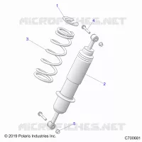SUSPENSION TRASERA SHOCK MOUNTING