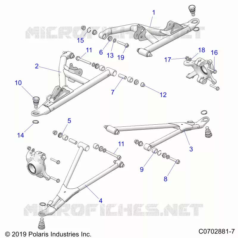 SUSPENSIÃ“N DELANTERA CONTROL ARMS