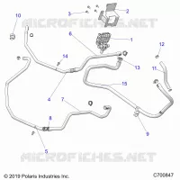 TABLERO, HEATER ROUTING