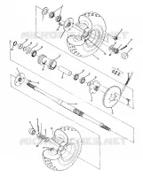 TRASERO conjunto de accionamiento RUEDA 250 4x6 / W928627 (4922902290023A)