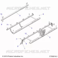 CHASSIS, ASIENTO SUPPORTS