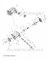DRIVE TRAIN, RIGHT ANGLE CAJA DE ENGRANAJES ASM.