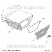 BODY, CAJA DE ALMACENAJE, REAR