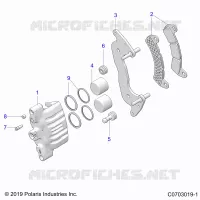 BRAKES, PINZA FRENO DELANTERA