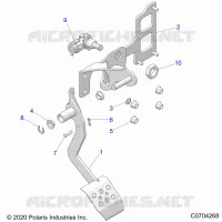 FRENOS, PEDAL,TRACTOR