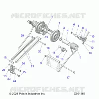 SUSPENSION, TRASERO ARM PAR