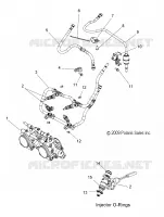 SISTEMA DE COMBUSTIBLE, RAIL, LINES and CUERPO DE MARIPOSA