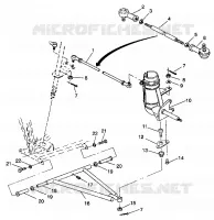 Wishbones Front   TIRANTES DE DIRECCIÓN Trail Boss W938527 (4924072407015A)