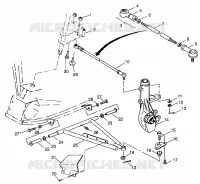 Wishbones Magnum 6X6 W97AE42A and Swedish Magnum 6X6 S97AE42E (4940754075B012)