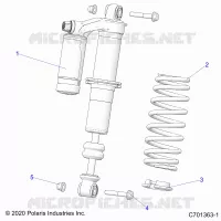 SUSPENSION, CHOQUE FRONTAL