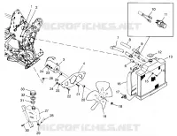 SISTEMA DE REFRIGERACIÓN  Scrambler 500 W97BC50A (4943074307A011)