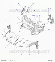CAPUCHA, LINER, FRONT FENDERS,  PILLARS
