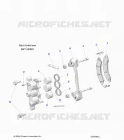 BRAKES, PINZA FRENO DELANTERA