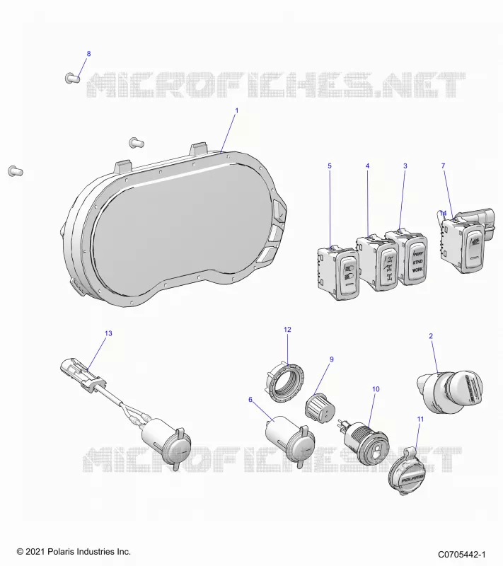 ELECTRICA, DASH INSTRUMENTS