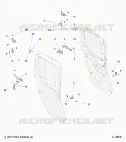 PUERTAS, REAR, MOUNTING