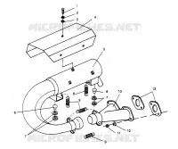 SISTEMA DE ESCAPE LITE 0963433, EURO LITE E963433 and LITE DELUXE 0963431 (4931663166C001)