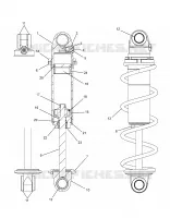 SUSPENSION, CHOQUE FRONTAL TRACK (CLEAR COIL OVER)