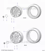 RUEDAS, FRONT AND REAR