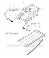 CHASIS, RACK AND PASSENGER HAND HOLD