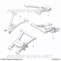 SUSPENSION TRASERA CONTROL ARMS