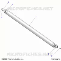 TREN, PROP SHAFT,FRONT