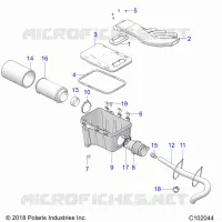 ENGINE, TOMA DE AIRE SYSTEM