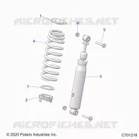 SUSPENSION, CHOQUE FRONTAL MOUNTING