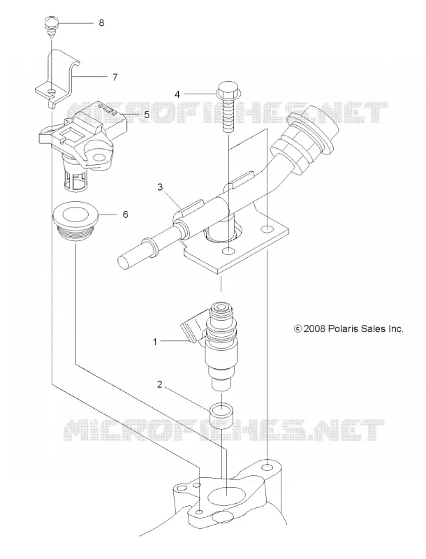 MOTOR, INYECTOR DE COMBUSTIBLE