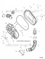 DRIVE TRAIN, TAPA DEL EMBRAGUE AND DUCTING