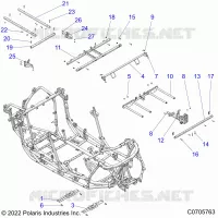 CHASSIS, MAIN FRAME AND ESQUÃD PLATES