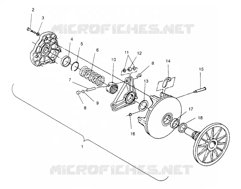 Embrague 440 XCR 0961660 (4932113211C001)