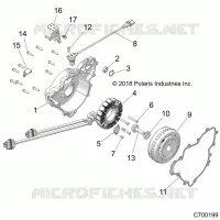 ENGINE, STATOR AND FLYRUEDA