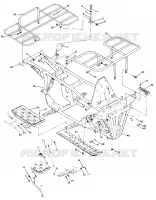 CONJUNTO DE MARCO WITH RACKS 4X4-UPDATED 4/89 (49173717370003)