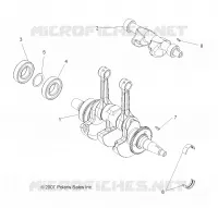 MOTOR, CIGUEÑAL AND BALANCE SHAFT